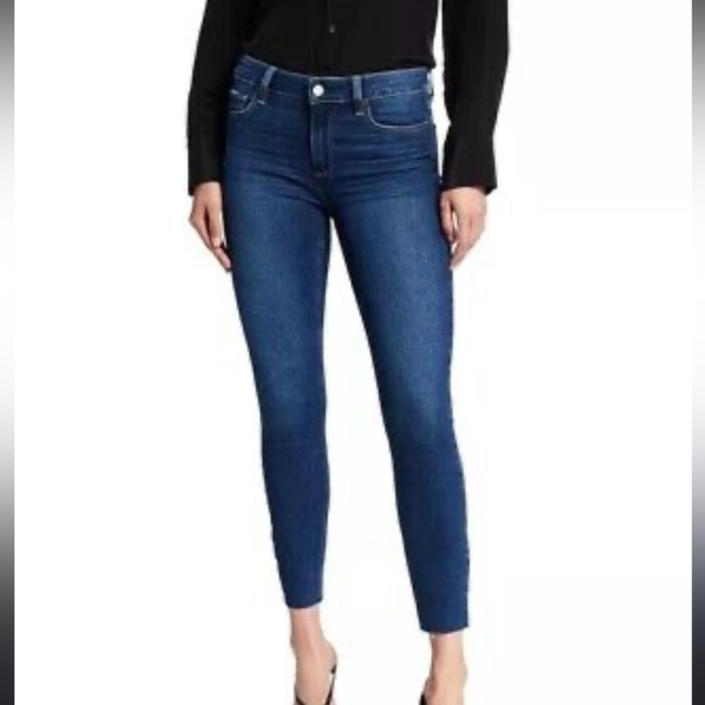 PAIGE Blue Skinny Jeans with Modern Stretch